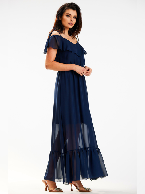 Сарафан жіночий Awama A573 1419302 M Темно-синій (5902360579422) - зображення 3