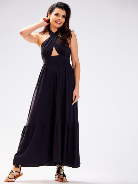 Сарафан жіночий Awama A583 1419328 XL Чорний (5902360580961) - зображення 3