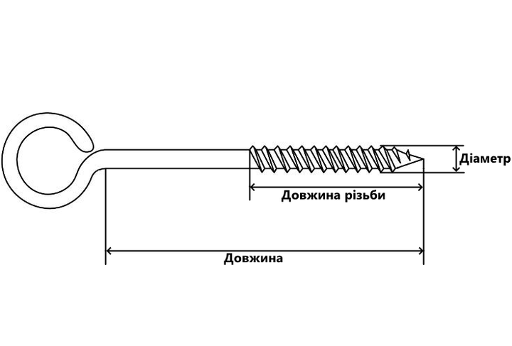 Шуруп 10х140/80 з О кільцем І Steelfix 3 шт (139888) - зображення 2