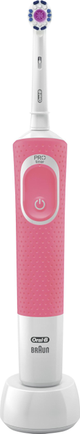 Електрична зубна щітка Oral-B Braun D100 Vitality Pink 3D White (4210201234173) - зображення 2