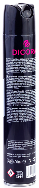 Lakier do włosów Dicora Urban Fit Anti Moisture Strong Spray 400 ml (8411869010635) - obraz 2