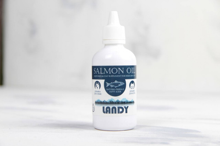 Лососевый жир Landy Salmon Oil 100 мл от продавца: Petsplay – в ...