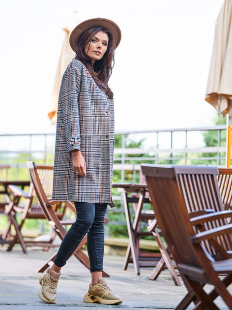 Пальто Awama A367 212864 S-M Navy Blue (5902360550285) - зображення 11