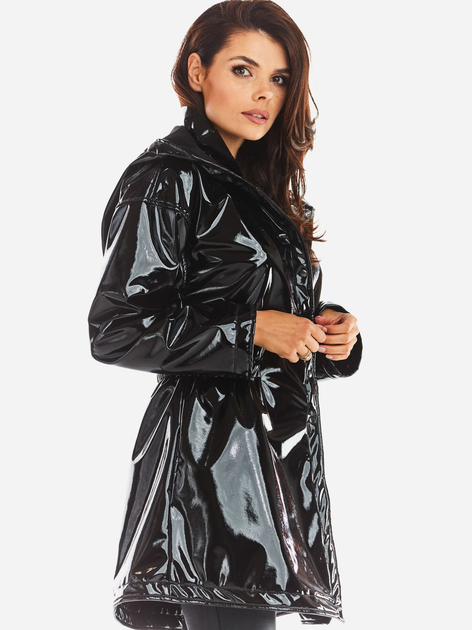 Плащ жіночий Awama A381 212913 L-XL Чорний (5902360551657) - зображення 3