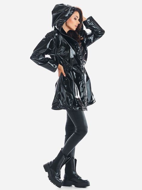 Плащ жіночий Awama A381 212913 L-XL Чорний (5902360551657) - зображення 7