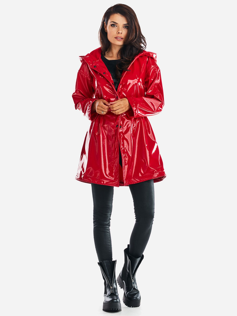 Плащ жіночий Awama A381 212914 L-XL Червоний (5902360551671) - зображення 6
