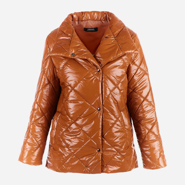 Куртка демісезонна коротка жіноча Awama A384 212923 L-XL Бежева (5902360551855) - зображення 8