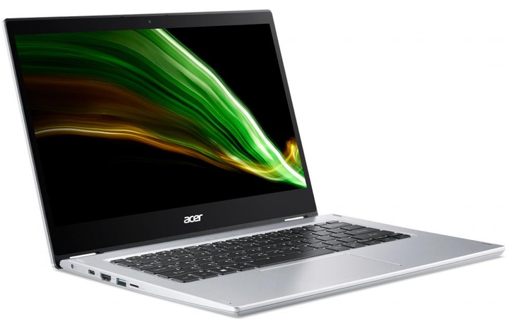Ноутбук 14" Acer Spin SP114-31-C96T Intel Celeron N5100 RAM 4GB eMMC 128GB 10год батарея Win10 Алюмінієвий корпус (UKR) Б/В - зображення 4