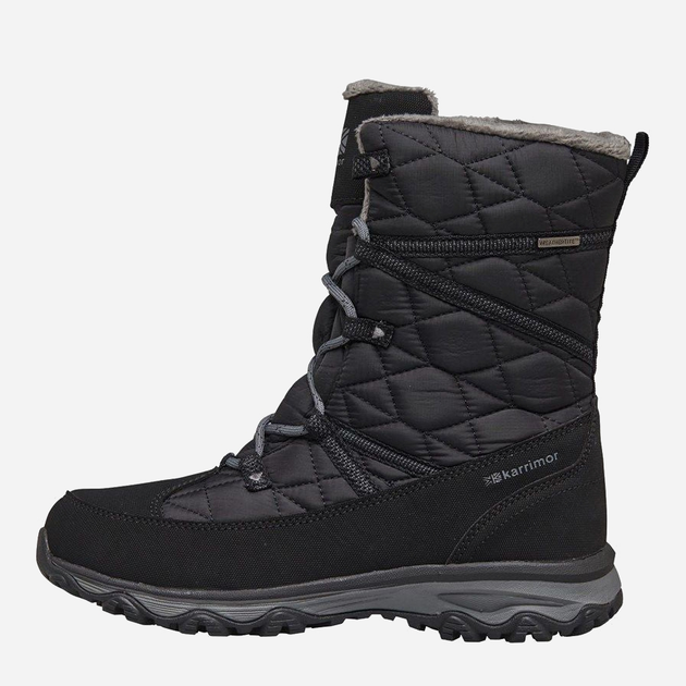 Śniegowce damskie wysokie Karrimor Polar Quilt 2 Ladies Weathertite K1054-BLK 39 (6UK) 24.5 cm Czarne (5017272010014) - obraz 1