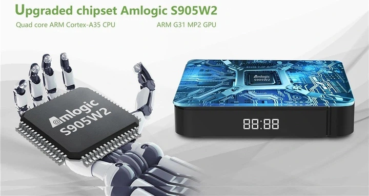 Смарт ТВ Приставка Tanix W2 2/16GB Amlogic S905W2 W2-A Android 11 (Android Smart TV BOX, Андроид Смарт ТВ Приставка, Андроїд ТБ бокс) - Фото 10 Смарт ТВ Приставка Tanix W2 2/16GB Amlogic S905W2 W2-A Android 11 (Android Smart TV BOX, Андроид Смарт ТВ Приставка, Андроїд ТБ бокс) - изображение 10