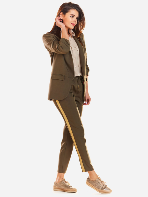 Marynarka damska Awama A267 106719 L Khaki (5902360536562) - obraz 4