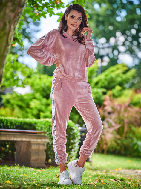 Bluza damska bez kaptura Awama A374 212889 M Różowa (5902360551107) - obraz 14
