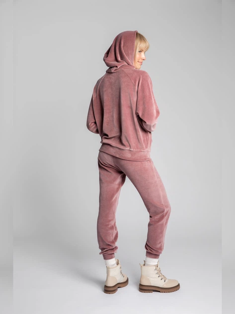 Bluza damska z kapturem LaLupa LA013 381178 S-M Różowa (5903887606981) - obraz 4