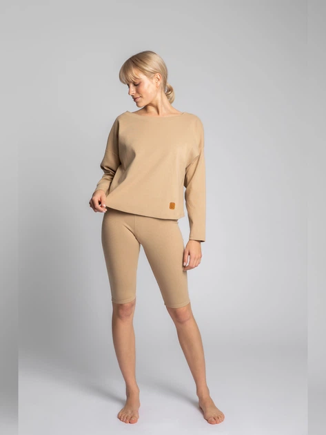 Bluza damska bez kaptura LaLupa LA037 381286 L-XL Cappuccino (5903887612050) - obraz 3