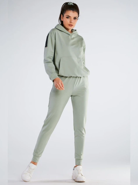 Bluza damska z kapturem kangurka Infinite You M248 1104149 L-XL Miętowa (5902360555563) - obraz 3