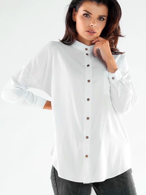 Сорочка жіноча Awama A525 1220732 S-M Біла (5902360562936) - зображення 1