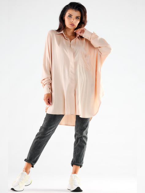 Сорочка жіноча Awama A528 1220745 One Size Бежева (5902360563339) - зображення 3