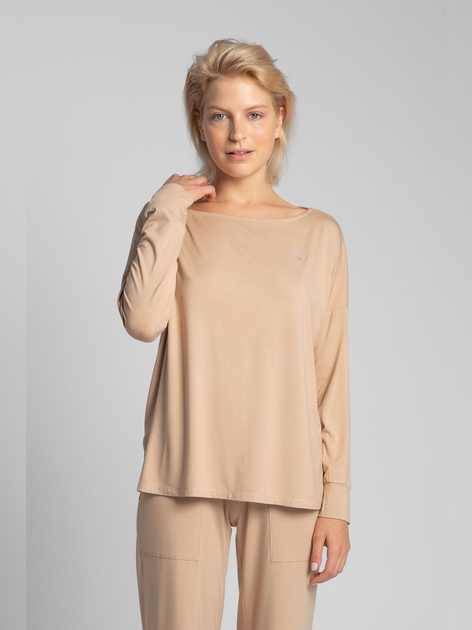 Піжамний лонгслів LaLupa LA029 381253 2XL-3XL Cappuccino (5903887610636) - зображення 1