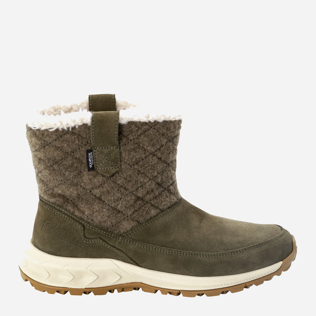 Śniegowce damskie niskie ocieplane Jack Wolfskin Queenstown Texapore Boot W 4053551-4282 37.5 (4.5UK) 23.3 cm Khaki (4064993482690) - obraz 1