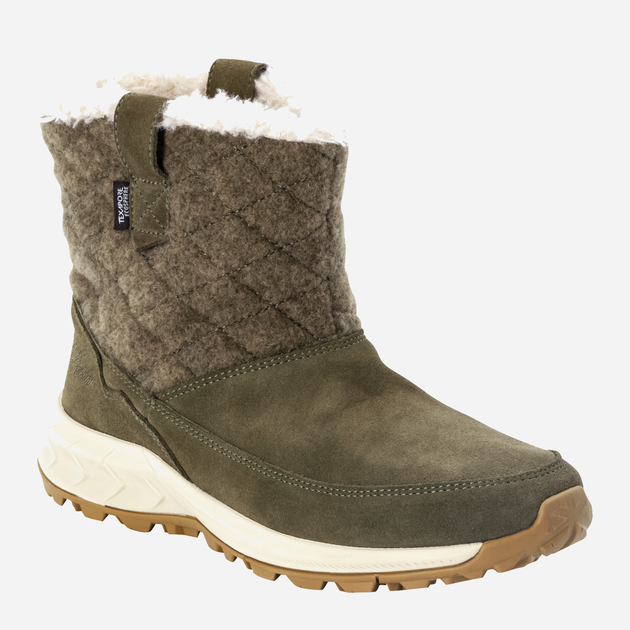 Śniegowce damskie niskie ocieplane Jack Wolfskin Queenstown Texapore Boot W 4053551-4282 39 (5.5UK) 24.2 cm Khaki (4064993482713) - obraz 2