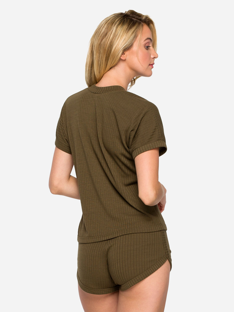 Піжамна футболка LaLupa LA118 1223075 XL Khaki (5903887689106) - зображення 2