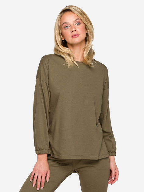 Піжамний лонгслів LaLupa LA122 1223090 L-XL Khaki (5903887689878) - зображення 1