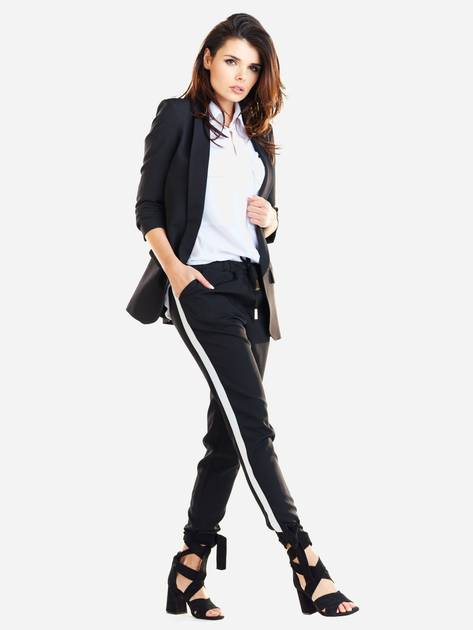 Spodnie slim fit damskie Awama A270 119478 M Czarne (5902360537033) - obraz 3