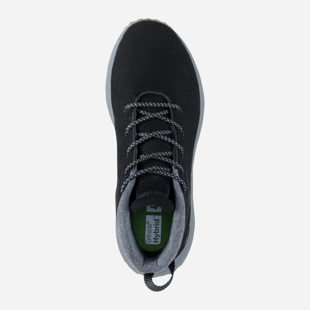 Жіночі черевики низькі Jack Wolfskin Campfire Wool Mid W 4059951-6350 43 (9UK) 27.2 см Чорні (4064993918632) - зображення 5