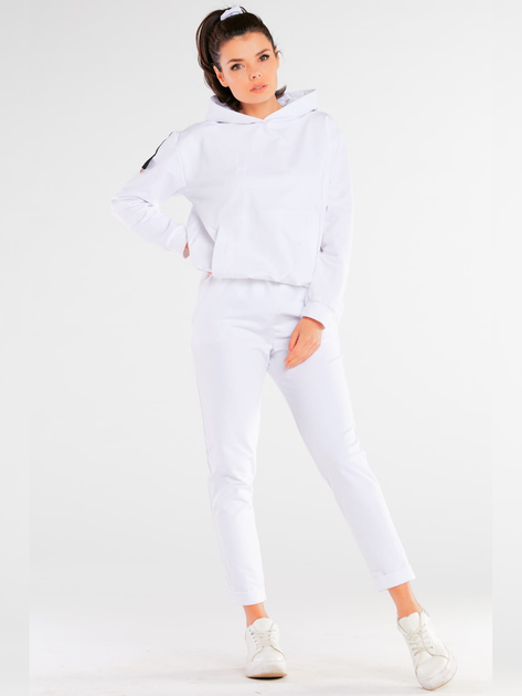 Spodnie dresowe damskie Infinite You M250 1104156 L-XL Białe (5902360555723) - obraz 4