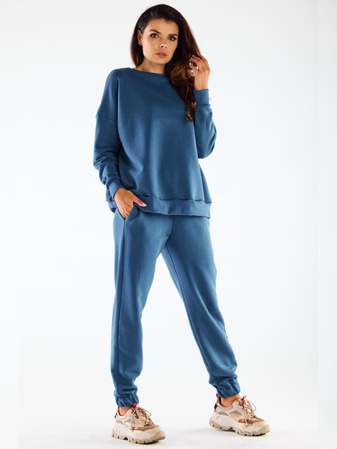 Spodnie dresowe damskie Infinite You M275 1220615 S Blue (5902360561083) - obraz 6