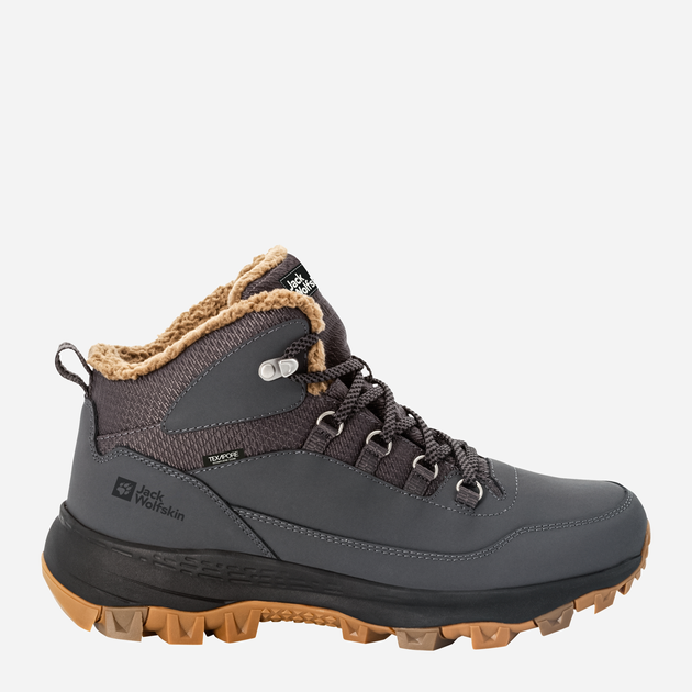 Zimowe buty trekkingowe męskie niskie Jack Wolfskin Everquest Texapore Mid M 4053611-6326 43 (9UK) 26.7 cm Ciemnoszare (4064993582475) - obraz 1