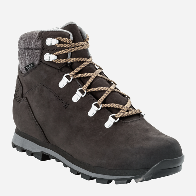 Zimowe buty trekkingowe męskie niskie Jack Wolfskin Thunder Bay Texapore Mid M 4053651-6364 40.5 (7UK) 25 cm Ciemnoszare (4064993486698) - obraz 2