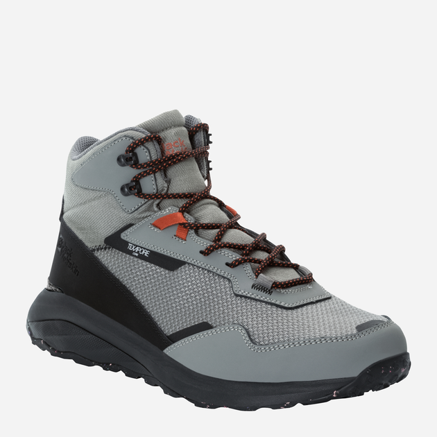 Buty trekkingowe męskie niskie Jack Wolfskin Dromoventure Texapore Mid M 4059661-6185 45.5 (11UK) 28.4 cm Szare (4064993914689) - obraz 2