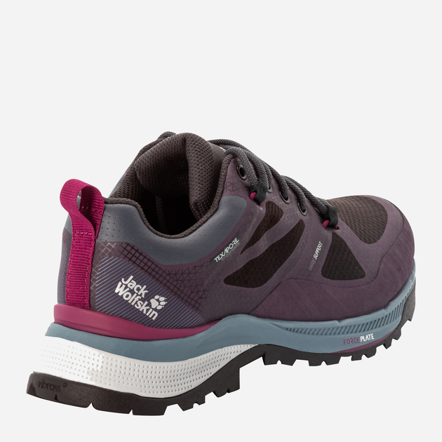 Buty trekkingowe damskie niskie Jack Wolfskin Force Striker Texapore Low W 4038893-2844 42 (8UK) 26.3 cm Fioletowe (4064993474862) - obraz 4
