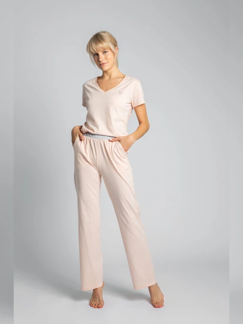 Піжамні штани жіночі LaLupa LA016 381194 XL Персикові (5903887607711) - зображення 3