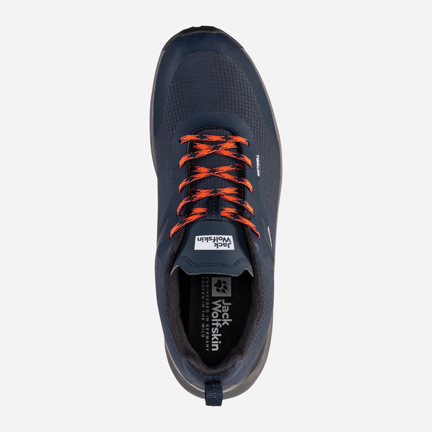 Buty trekkingowe męskie z membraną Jack Wolfskin Woodland Shell Texapore Low M 4054041-1010 43 (9UK) 26.7 cm Ciemnogranatowe (4064993491517) - obraz 5