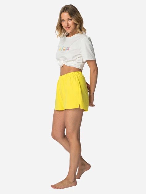 Szorty piżamowe damskie LaLupa LA110 1223045 XL Żółte (5903887675932) - obraz 4