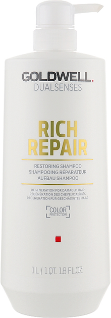 Шампунь Goldwell Dualsenses Rich Repair Restoring для сухого та пошкодженого волосся 1000 мл (4021609029229) - зображення 1