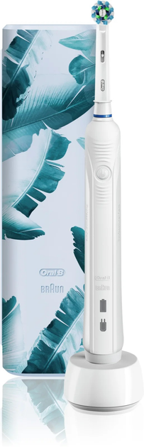 Szczoteczka elektryczna do zębów Oral-B Braun Pro1 750 Cross Action White (4210201312314) - obraz 2