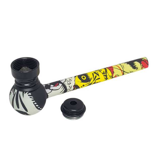 Трубка Для Курения Из Стекла С Принтом "Coloured Pipe V1" – фото ...