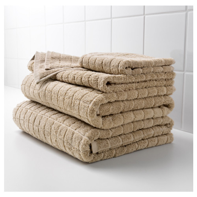 Полотенце IKEA ÅFJÄRDEN темно-бежевое 50x100 см 801.906.66 – фото ...