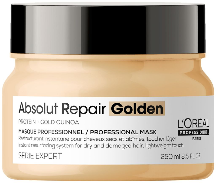 Маска для волосся L'oreal Professionnel Absolut Repair Golden Professional Mask 250 мл (3474636975310) - зображення 1