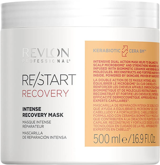 Маска для волосся Revlon Re-Start Recovery Intense Recovery Mask 500 мл (8432225114682) - зображення 1