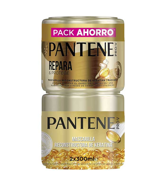 Маска для волосся Pantene Repara-Pr Duplo 2x300 мл (8001090454171) - зображення 1