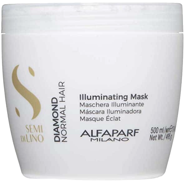 Maska do włosów Alfaparf Milano Semi Di Lino Diamond Illuminating Mask 500ml (8022297064987) - obraz 1