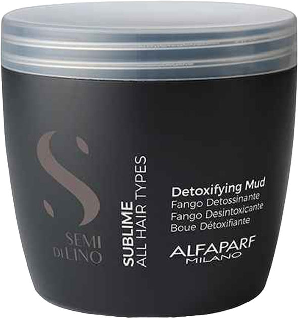 Маска для волосся Alfaparf Milano Semi Di Lino Sublime Detoxifying Mud 500 мл (8022297018225) - зображення 1