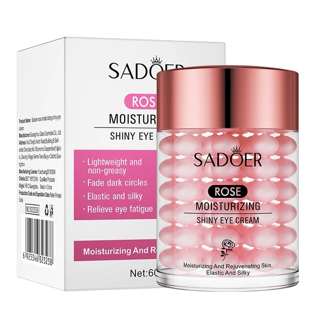 トリートメント rose Крем Rose Moisturizing Shiny Eye Cream SADOER увлажняющий