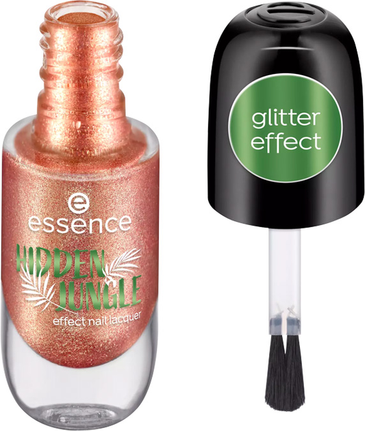 Лак для нігтів Essence Cosmetics Hidden Jungle Effect Esmalte De UNas 01-Dorado 8 мл (4059729384812) - зображення 2