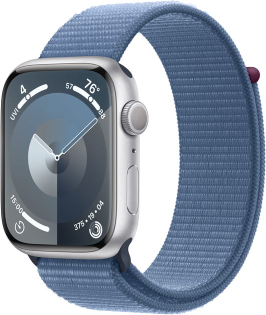 Смарт-часы Apple Watch Series 9 GPS 45mm Silver Aluminium Case with ...