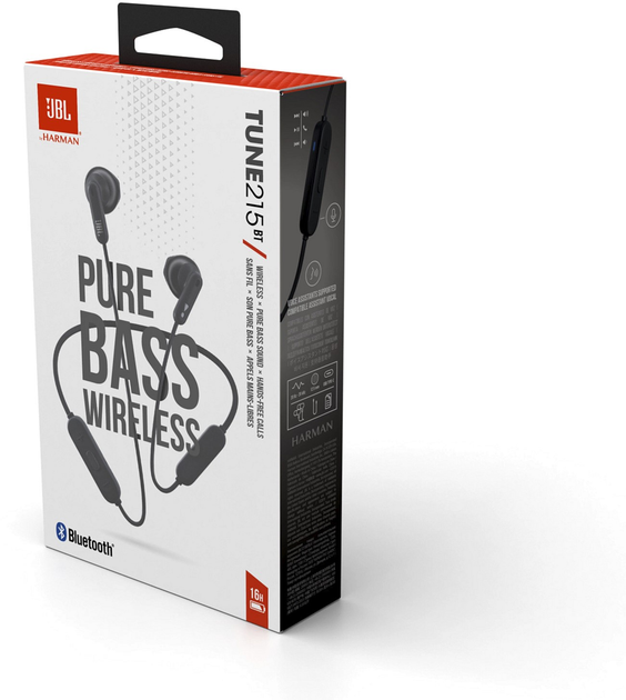 Słuchawki JBL Tune 215 BT Czarne (JBLT215BTBLK) - obraz 7